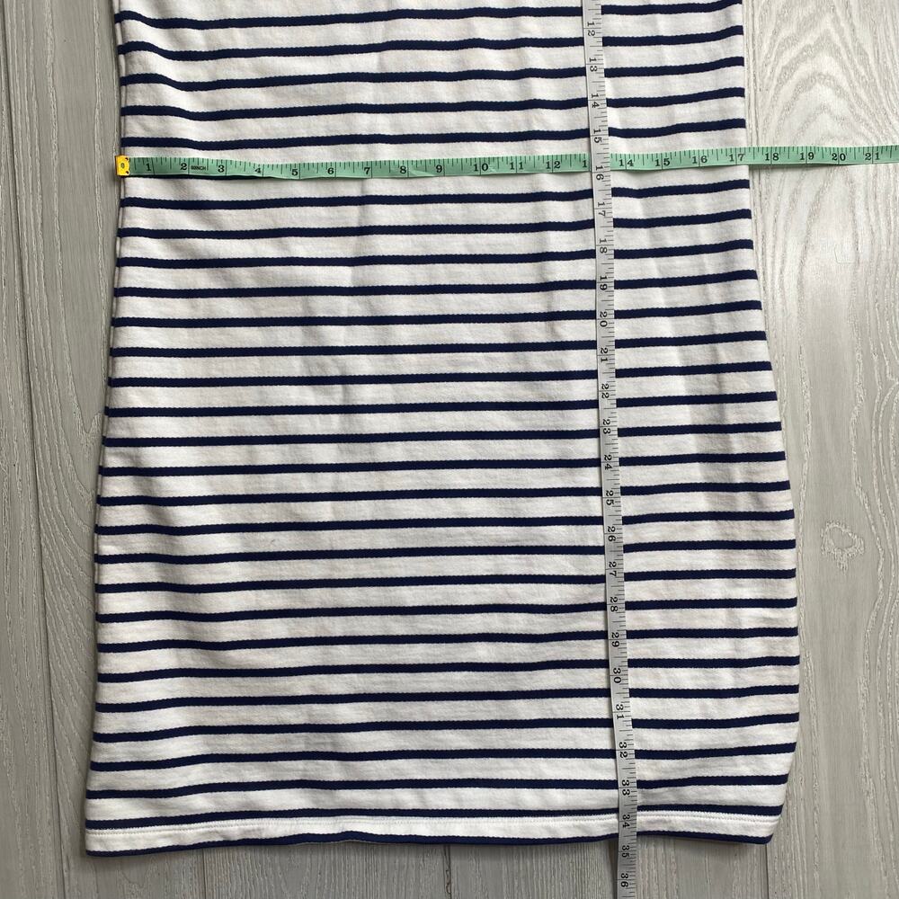 Sail to Sable Women’s White & Black Striped Quarter Zip Mini Dress Size Small - Picture 6 of 10